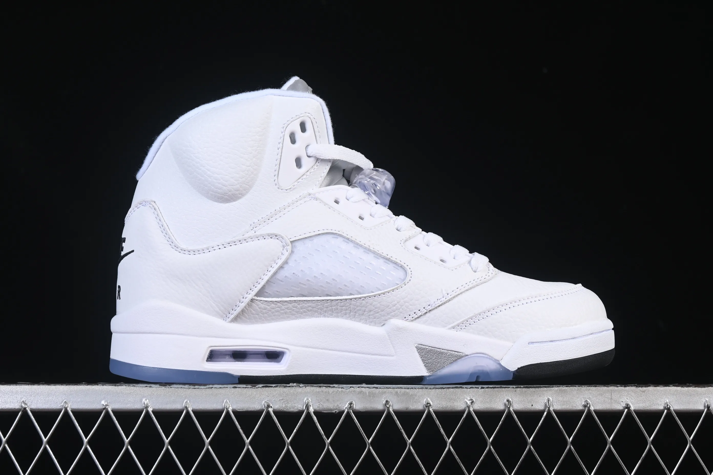 All categories Air Jordan Jordan series basketball shoes Air Jordan 5 Air Jordan 5 Retro "White Metallic" AJ5 Joe 5 Silver HQ7978-103